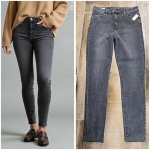 NEW Gap Universal Jegging Sky High Faded Black Jeans Women Size 14 Tall 14T 32